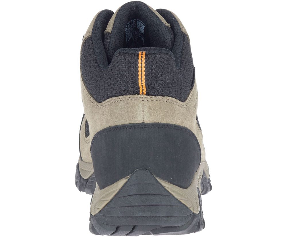 Botas Homem - Merrell Moab Onset Mid Waterproof Comp Toe - Marrom/Pretas - NKM530876